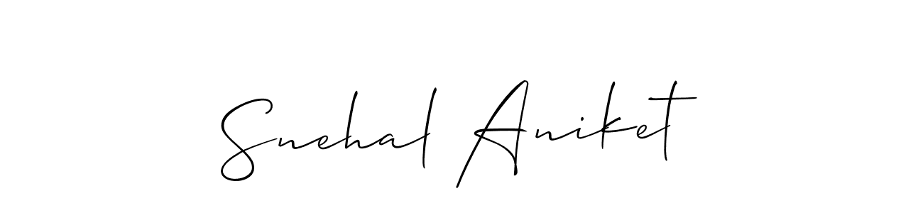 You can use this online signature creator to create a handwritten signature for the name Snehal Aniket. This is the best online autograph maker. Snehal Aniket signature style 2 images and pictures png