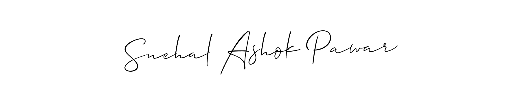 This is the best signature style for the Snehal Ashok Pawar name. Also you like these signature font (Allison_Script). Mix name signature. Snehal Ashok Pawar signature style 2 images and pictures png