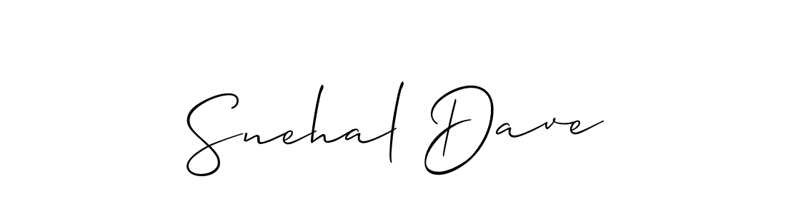 Best and Professional Signature Style for Snehal Dave. Allison_Script Best Signature Style Collection. Snehal Dave signature style 2 images and pictures png