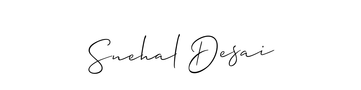 Also You can easily find your signature by using the search form. We will create Snehal Desai name handwritten signature images for you free of cost using Allison_Script sign style. Snehal Desai signature style 2 images and pictures png