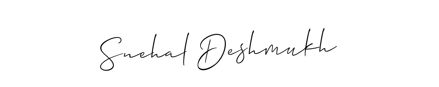 Snehal Deshmukh stylish signature style. Best Handwritten Sign (Allison_Script) for my name. Handwritten Signature Collection Ideas for my name Snehal Deshmukh. Snehal Deshmukh signature style 2 images and pictures png