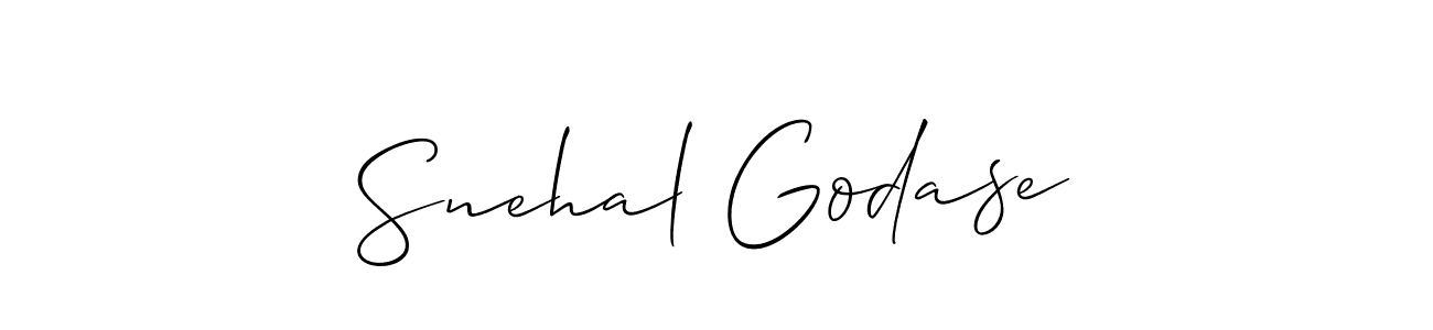 How to Draw Snehal Godase signature style? Allison_Script is a latest design signature styles for name Snehal Godase. Snehal Godase signature style 2 images and pictures png