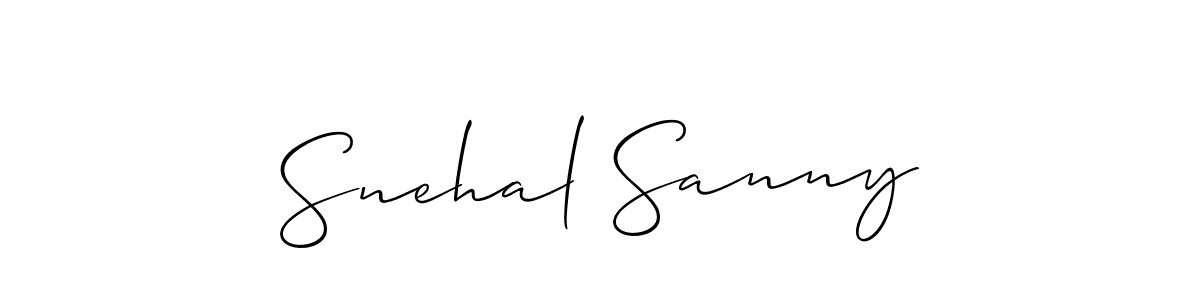Once you've used our free online signature maker to create your best signature Allison_Script style, it's time to enjoy all of the benefits that Snehal Sanny name signing documents. Snehal Sanny signature style 2 images and pictures png