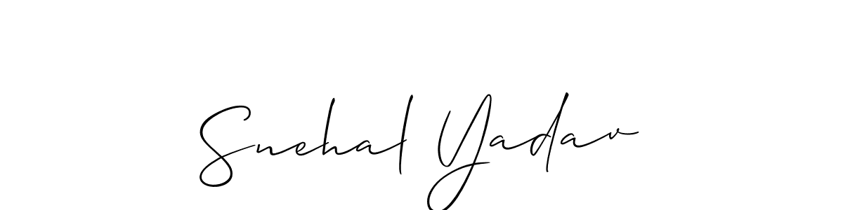 This is the best signature style for the Snehal Yadav name. Also you like these signature font (Allison_Script). Mix name signature. Snehal Yadav signature style 2 images and pictures png
