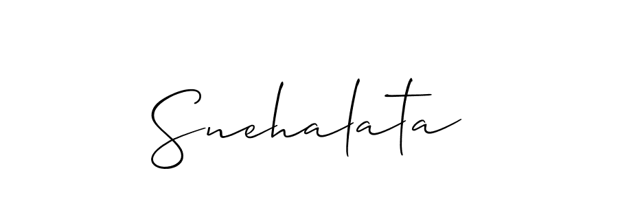 How to Draw Snehalata signature style? Allison_Script is a latest design signature styles for name Snehalata. Snehalata signature style 2 images and pictures png