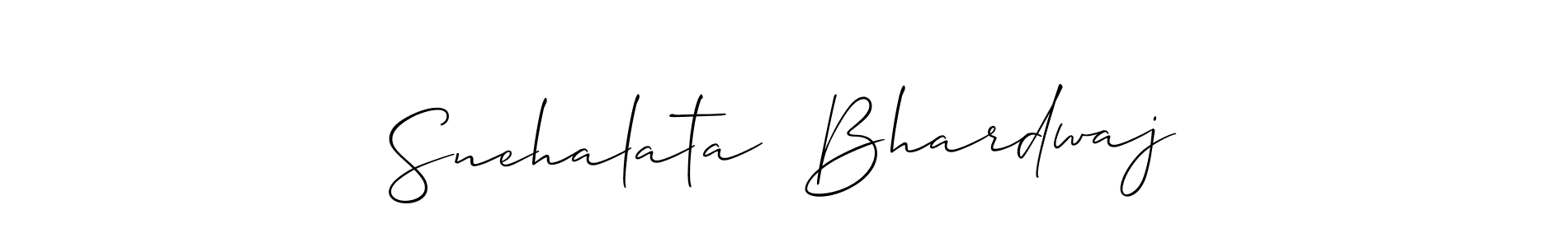 Make a beautiful signature design for name Snehalata  Bhardwaj. Use this online signature maker to create a handwritten signature for free. Snehalata  Bhardwaj signature style 2 images and pictures png