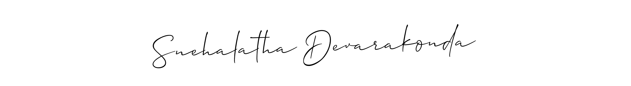 You should practise on your own different ways (Allison_Script) to write your name (Snehalatha Devarakonda) in signature. don't let someone else do it for you. Snehalatha Devarakonda signature style 2 images and pictures png