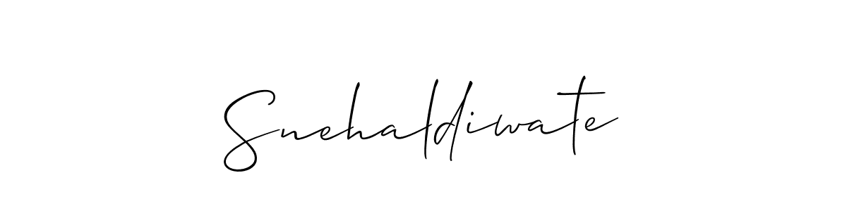 You should practise on your own different ways (Allison_Script) to write your name (Snehaldiwate) in signature. don't let someone else do it for you. Snehaldiwate signature style 2 images and pictures png