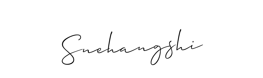 How to make Snehangshi name signature. Use Allison_Script style for creating short signs online. This is the latest handwritten sign. Snehangshi signature style 2 images and pictures png