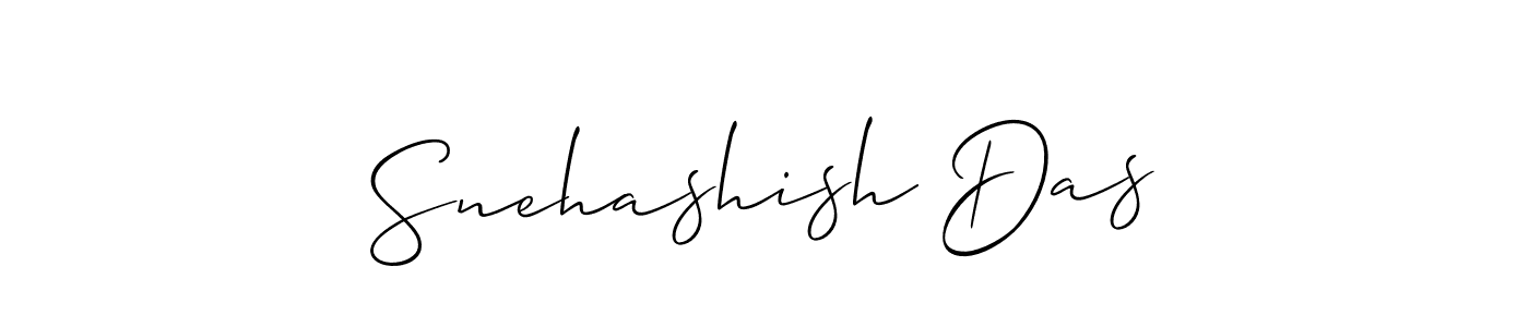 How to make Snehashish Das name signature. Use Allison_Script style for creating short signs online. This is the latest handwritten sign. Snehashish Das signature style 2 images and pictures png