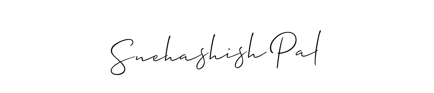 How to make Snehashish Pal signature? Allison_Script is a professional autograph style. Create handwritten signature for Snehashish Pal name. Snehashish Pal signature style 2 images and pictures png