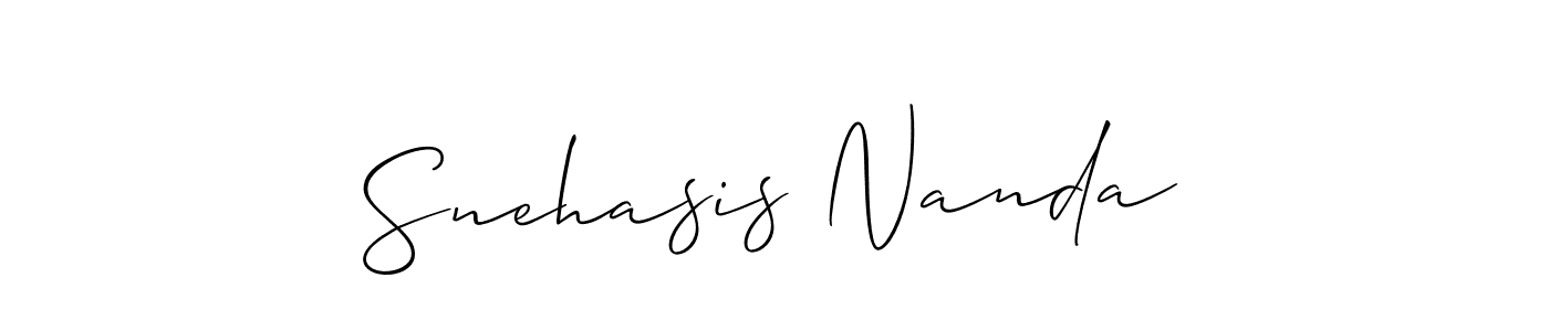 Here are the top 10 professional signature styles for the name Snehasis Nanda. These are the best autograph styles you can use for your name. Snehasis Nanda signature style 2 images and pictures png