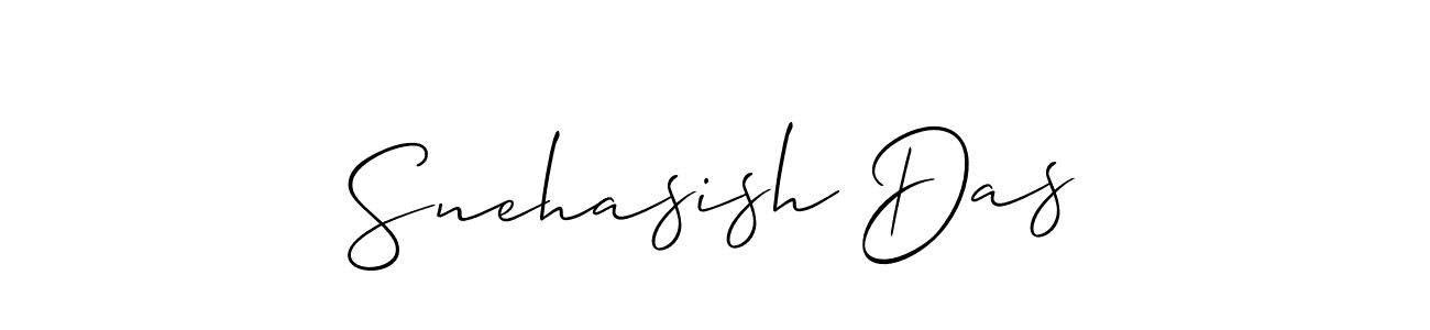 Create a beautiful signature design for name Snehasish Das. With this signature (Allison_Script) fonts, you can make a handwritten signature for free. Snehasish Das signature style 2 images and pictures png