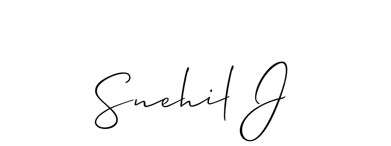 This is the best signature style for the Snehil J name. Also you like these signature font (Allison_Script). Mix name signature. Snehil J signature style 2 images and pictures png