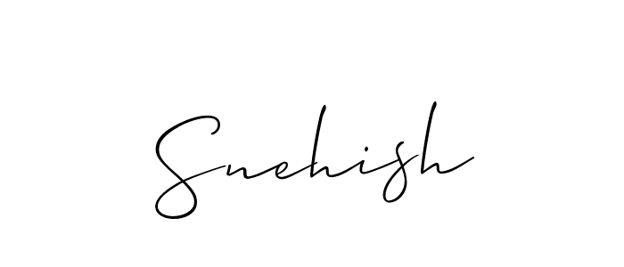 Also You can easily find your signature by using the search form. We will create Snehish name handwritten signature images for you free of cost using Allison_Script sign style. Snehish signature style 2 images and pictures png