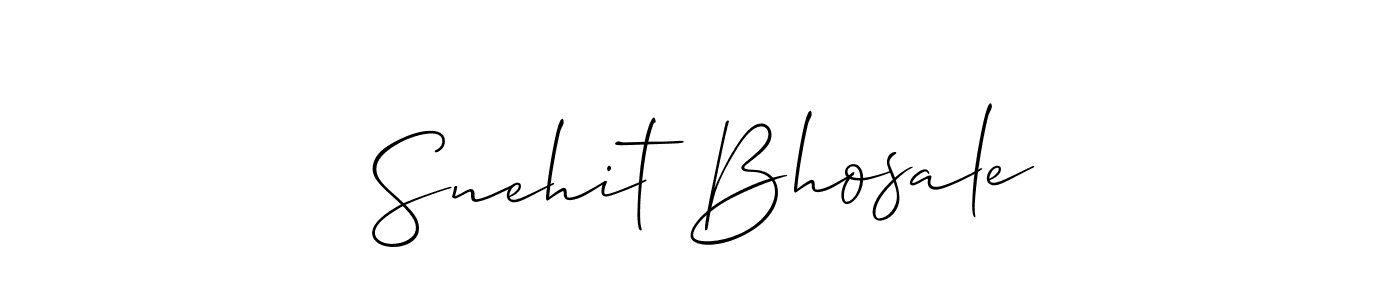 Best and Professional Signature Style for Snehit Bhosale. Allison_Script Best Signature Style Collection. Snehit Bhosale signature style 2 images and pictures png