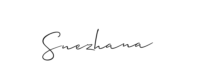 Make a beautiful signature design for name Snezhana. Use this online signature maker to create a handwritten signature for free. Snezhana signature style 2 images and pictures png