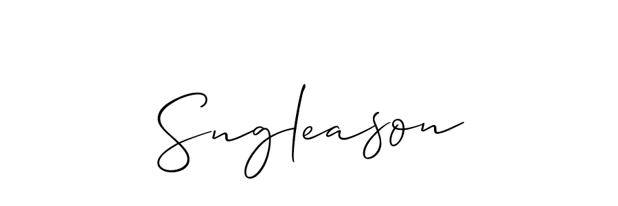Check out images of Autograph of Sngleason name. Actor Sngleason Signature Style. Allison_Script is a professional sign style online. Sngleason signature style 2 images and pictures png