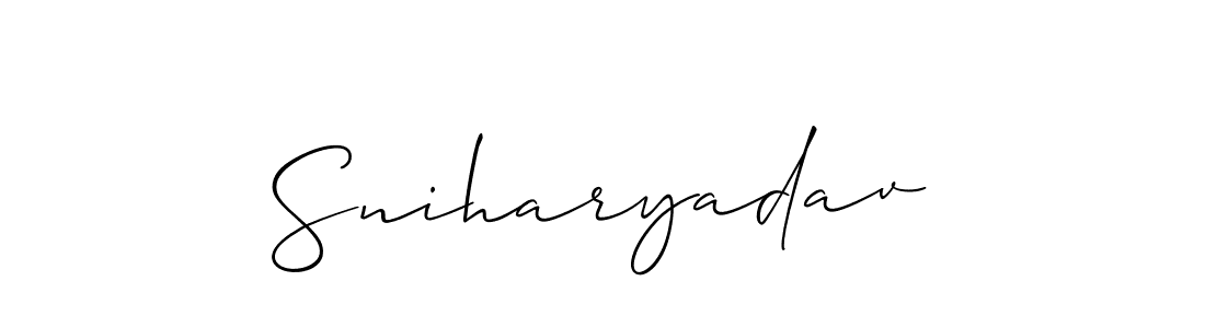 You can use this online signature creator to create a handwritten signature for the name Sniharyadav. This is the best online autograph maker. Sniharyadav signature style 2 images and pictures png