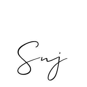 Make a short Snj signature style. Manage your documents anywhere anytime using Allison_Script. Create and add eSignatures, submit forms, share and send files easily. Snj signature style 2 images and pictures png