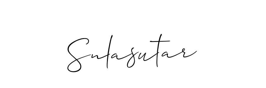 You can use this online signature creator to create a handwritten signature for the name Snlasutar. This is the best online autograph maker. Snlasutar signature style 2 images and pictures png