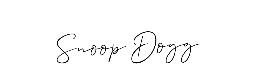 Snoop Dogg stylish signature style. Best Handwritten Sign (Allison_Script) for my name. Handwritten Signature Collection Ideas for my name Snoop Dogg. Snoop Dogg signature style 2 images and pictures png