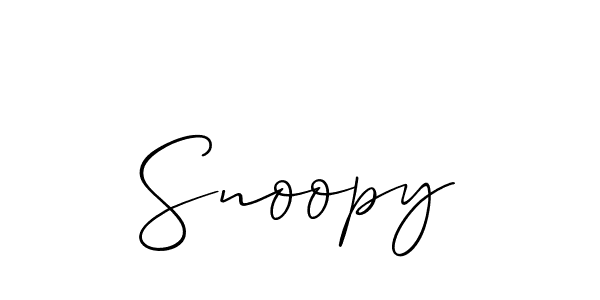 Use a signature maker to create a handwritten signature online. With this signature software, you can design (Allison_Script) your own signature for name Snoopy. Snoopy signature style 2 images and pictures png