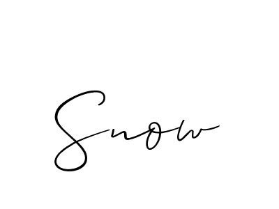 Once you've used our free online signature maker to create your best signature Allison_Script style, it's time to enjoy all of the benefits that Snow name signing documents. Snow signature style 2 images and pictures png