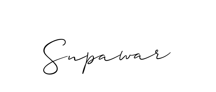 if you are searching for the best signature style for your name Snpawar. so please give up your signature search. here we have designed multiple signature styles  using Allison_Script. Snpawar signature style 2 images and pictures png