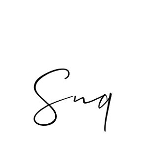 Make a beautiful signature design for name Snq. Use this online signature maker to create a handwritten signature for free. Snq signature style 2 images and pictures png