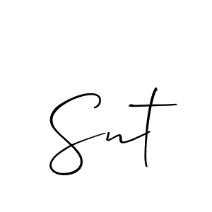 Best and Professional Signature Style for Snt. Allison_Script Best Signature Style Collection. Snt signature style 2 images and pictures png