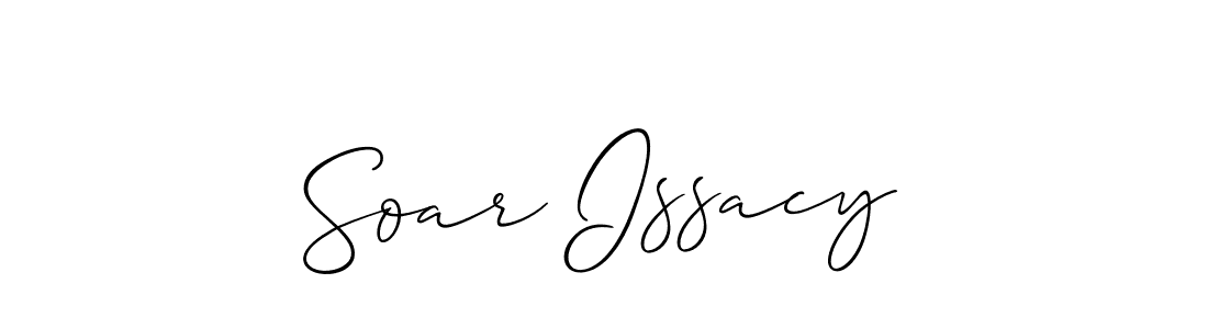 if you are searching for the best signature style for your name Soar Issacy. so please give up your signature search. here we have designed multiple signature styles  using Allison_Script. Soar Issacy signature style 2 images and pictures png