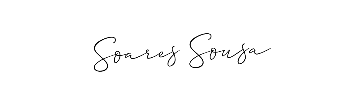 Allison_Script is a professional signature style that is perfect for those who want to add a touch of class to their signature. It is also a great choice for those who want to make their signature more unique. Get Soares Sousa name to fancy signature for free. Soares Sousa signature style 2 images and pictures png