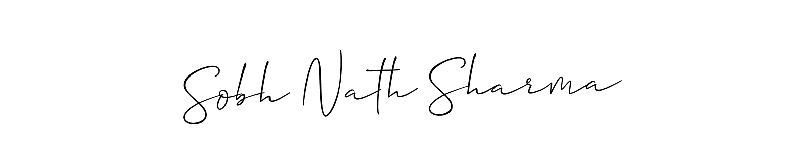 Similarly Allison_Script is the best handwritten signature design. Signature creator online .You can use it as an online autograph creator for name Sobh Nath Sharma. Sobh Nath Sharma signature style 2 images and pictures png