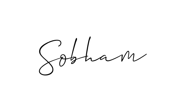 Make a beautiful signature design for name Sobham. Use this online signature maker to create a handwritten signature for free. Sobham signature style 2 images and pictures png