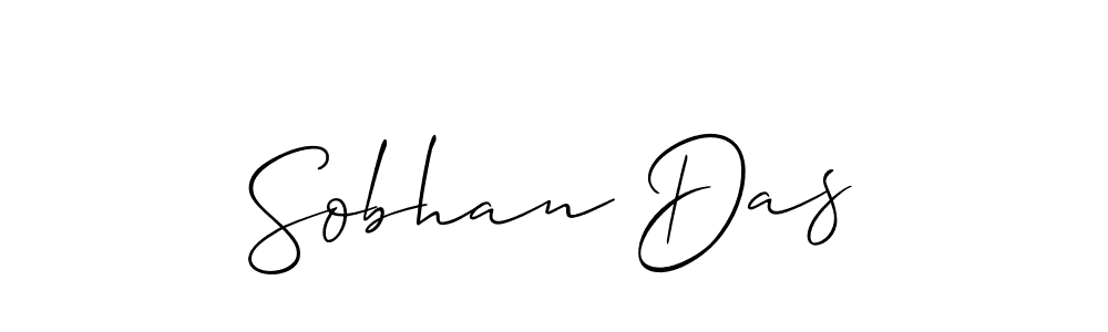 Also we have Sobhan Das name is the best signature style. Create professional handwritten signature collection using Allison_Script autograph style. Sobhan Das signature style 2 images and pictures png