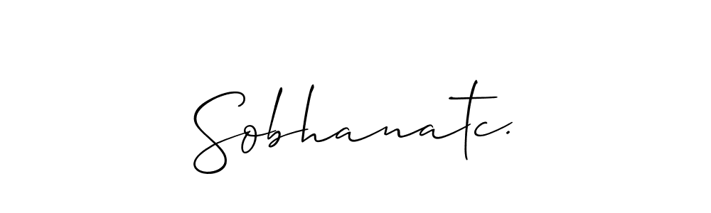 This is the best signature style for the Sobhanatc. name. Also you like these signature font (Allison_Script). Mix name signature. Sobhanatc. signature style 2 images and pictures png