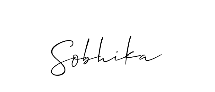 The best way (Allison_Script) to make a short signature is to pick only two or three words in your name. The name Sobhika include a total of six letters. For converting this name. Sobhika signature style 2 images and pictures png