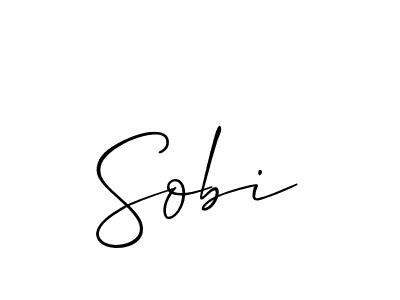 Also we have Sobi name is the best signature style. Create professional handwritten signature collection using Allison_Script autograph style. Sobi signature style 2 images and pictures png
