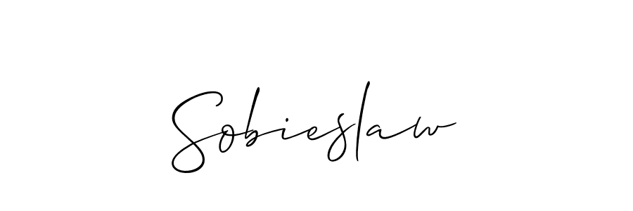 How to Draw Sobieslaw signature style? Allison_Script is a latest design signature styles for name Sobieslaw. Sobieslaw signature style 2 images and pictures png