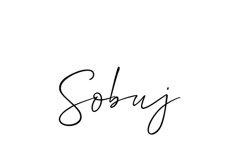 Also You can easily find your signature by using the search form. We will create Sobuj name handwritten signature images for you free of cost using Allison_Script sign style. Sobuj signature style 2 images and pictures png