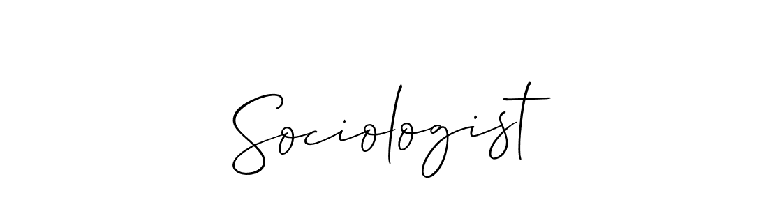 Once you've used our free online signature maker to create your best signature Allison_Script style, it's time to enjoy all of the benefits that Sociologist name signing documents. Sociologist signature style 2 images and pictures png