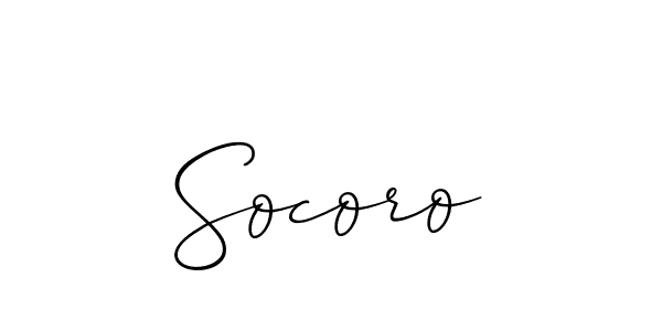 Similarly Allison_Script is the best handwritten signature design. Signature creator online .You can use it as an online autograph creator for name Socoro. Socoro signature style 2 images and pictures png