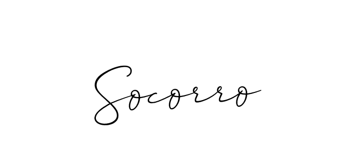 Make a beautiful signature design for name Socorro. Use this online signature maker to create a handwritten signature for free. Socorro signature style 2 images and pictures png