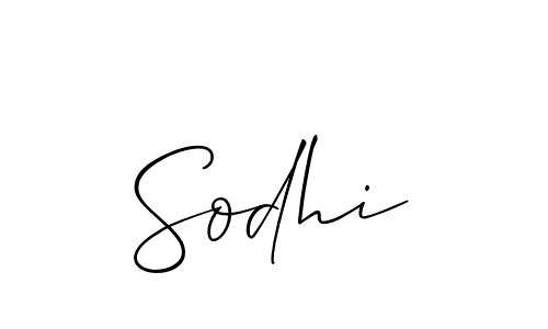 Best and Professional Signature Style for Sodhi. Allison_Script Best Signature Style Collection. Sodhi signature style 2 images and pictures png