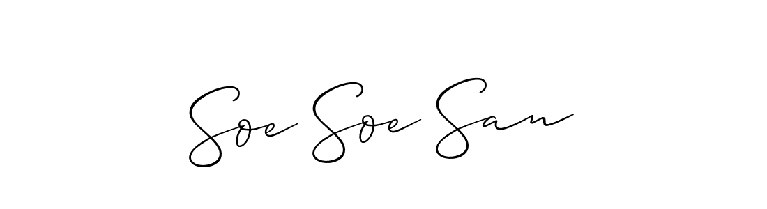 Check out images of Autograph of Soe Soe San name. Actor Soe Soe San Signature Style. Allison_Script is a professional sign style online. Soe Soe San signature style 2 images and pictures png