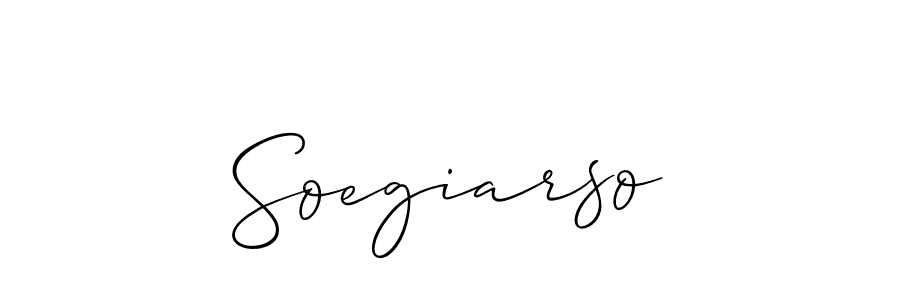 Make a short Soegiarso signature style. Manage your documents anywhere anytime using Allison_Script. Create and add eSignatures, submit forms, share and send files easily. Soegiarso signature style 2 images and pictures png