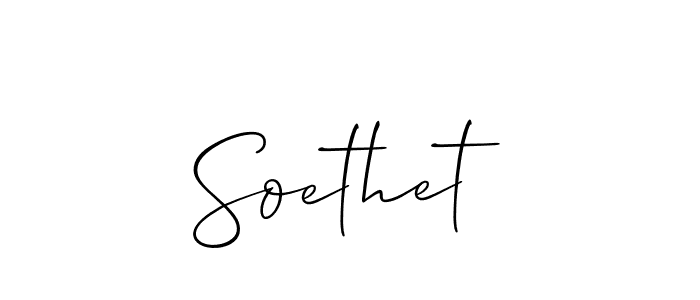 Best and Professional Signature Style for Soethet. Allison_Script Best Signature Style Collection. Soethet signature style 2 images and pictures png