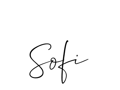 The best way (Allison_Script) to make a short signature is to pick only two or three words in your name. The name Sofi include a total of six letters. For converting this name. Sofi signature style 2 images and pictures png