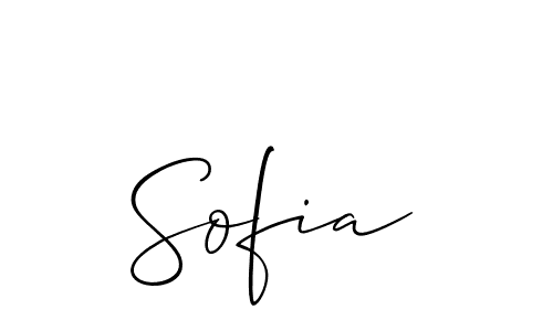 Best and Professional Signature Style for Sofia. Allison_Script Best Signature Style Collection. Sofia signature style 2 images and pictures png